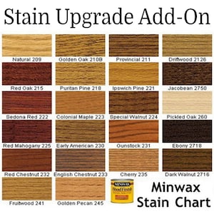 Upcharge for Stain or Paint Upgrade Add-On to Any Wood Product image 1