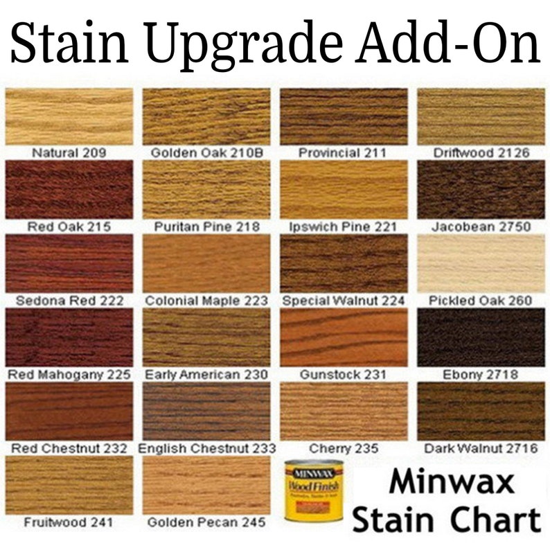 Upcharge for Stain or Paint Upgrade Add-On to Any Wood Product Bild 1