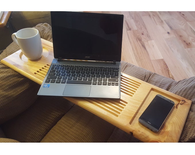 Laptop Desk Recliner Tray Custom Made to Order Pine Cherry Etsy