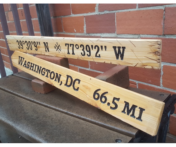 Directional Arrow Sign Post Destination Geo Geographical Etsy