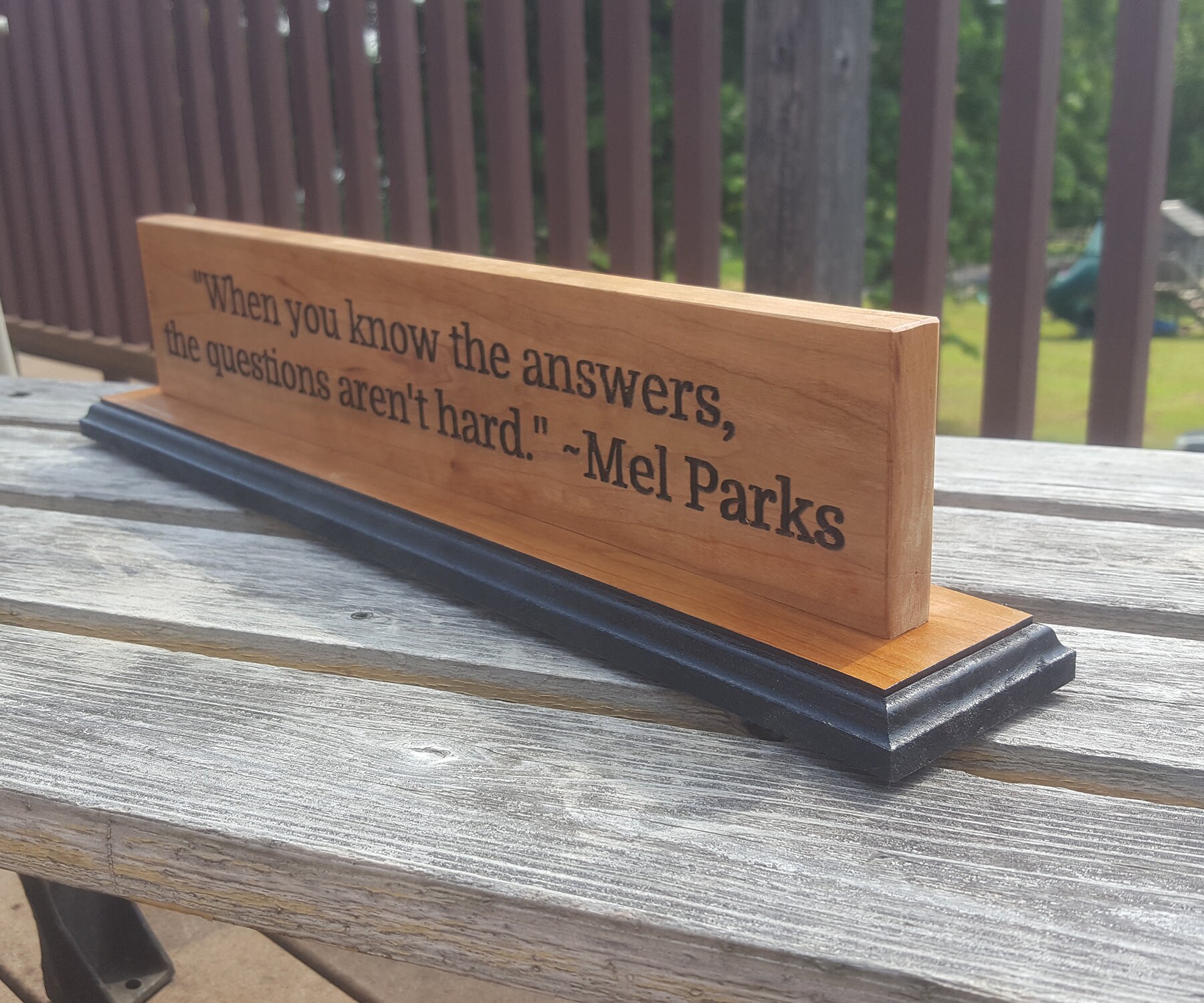 Desk Plaque Statement Custom Desk Sign Verse Sign Bible Verse Etsy