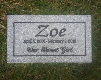 Pet Memorial Sign Carved Engraved Plaque Weatherproof Corian Sign Granite Substitute Grave Marker Prayer Garden Marker Memorial Plaque