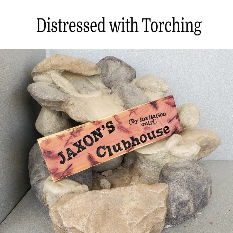 Upcharge for Edging Upgrade Add-On to Any Product Distressed w/ Torch