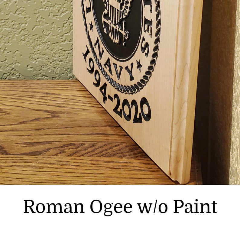 Upcharge for Edging Upgrade Add-On to Any Product Roman Ogee/Unpainted