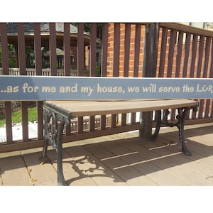 As for me and my house, we will serve the LORD Joshua 24:15 Carved Routed Wood Sign Housewarming Sign Newlywed Christian Jewish Bible Verse