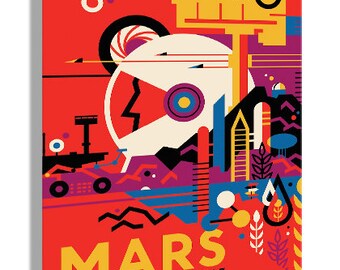 Grand Tour des planètes - Mars