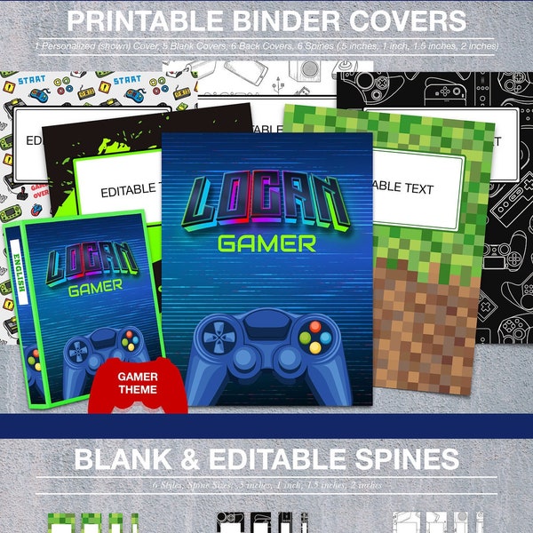 Personalized Binder Printable Etsy