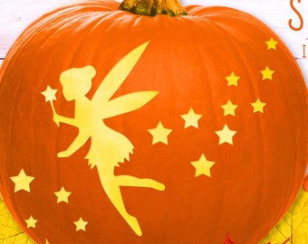 Tinkerbell pumpkin stencil discount