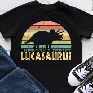 Dinosaur Shirt, Kids Dinosaur Shirt, Dinosaur Birthday Shirt, Toddler T-shirt, Boy Birthday, Jurassic Kids Gift, Triceratops Child Tee