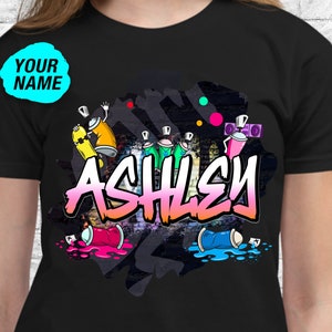 Personalized Graffiti Kids Shirt • Graffiti T-Shirt • Girls TShirts • Girls Shirts • Cool Kids Gift • Kids Birthday Gift • Graffiti Name