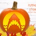 Shark Pumpkin Stencil, Shark PRINTABLE Pumpkin STENCIL, Shark Pumpkin ...