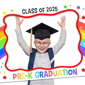 Graduación 2024 Cartel para Fotos para Niños