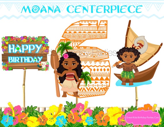 Moana Centerpiece Moana Party Party Supplies Moana Birthday Moana Decorations Moana Printables Centerpiece Number 6 By Kids Party Works Catch My Party Moana Centerpiece Moana Party Party Supplies Moana Birthday Moana Decorations Moana Printables Centerpiece Number 6 By Kids Party Works Catch My Party