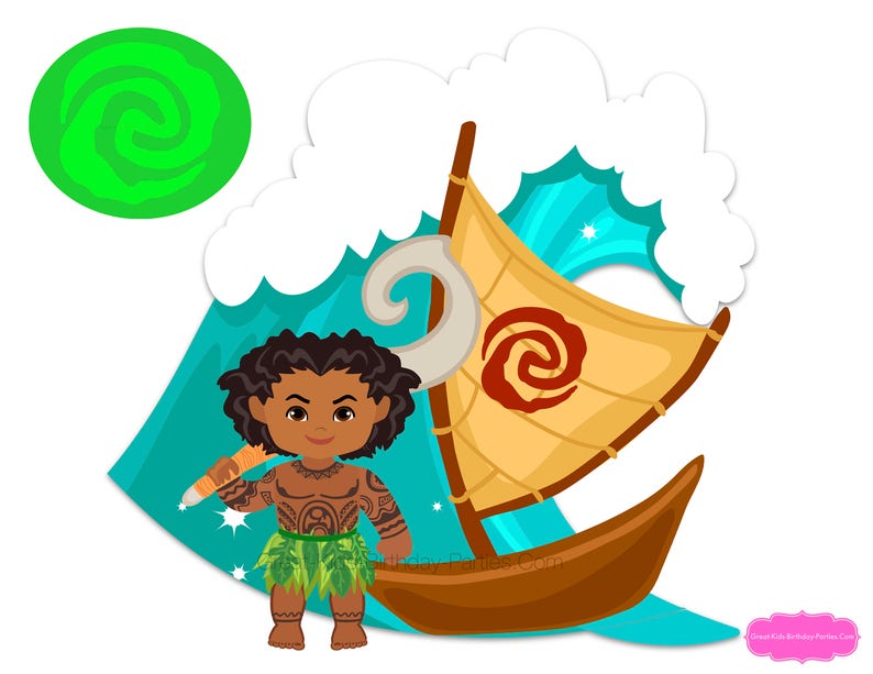 Moana Birthday Moana Decorations Moana Printable Centerpiece Moana Centerpiece Moana Printable Moana Party Supplies Moana Party Centerpieces Table Decor Kitchen Decor Dekorasyonu Net
