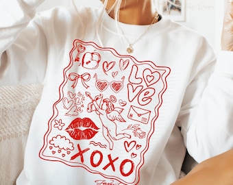 Valentine Png Design, Valentine Shirt Png, Valentine's Png, Walentynki Png, Red Valentine Coquette Png, Sublimacja Natychmiastowe Pobieranie