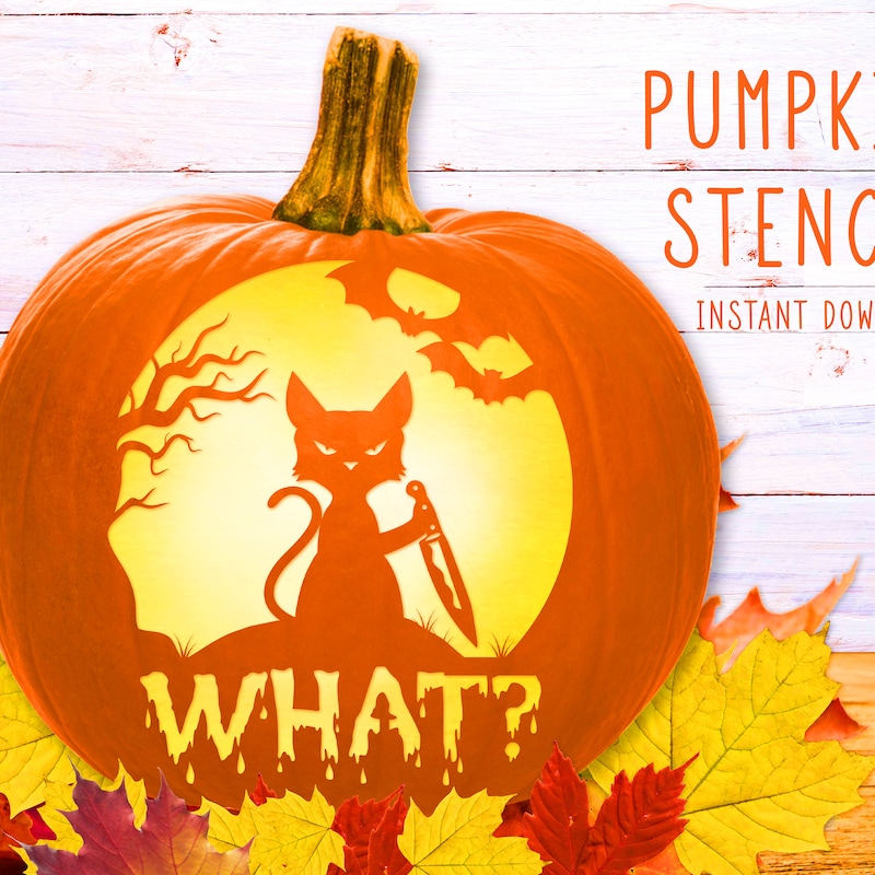 Funny Pumpkin Stencils - Etsy