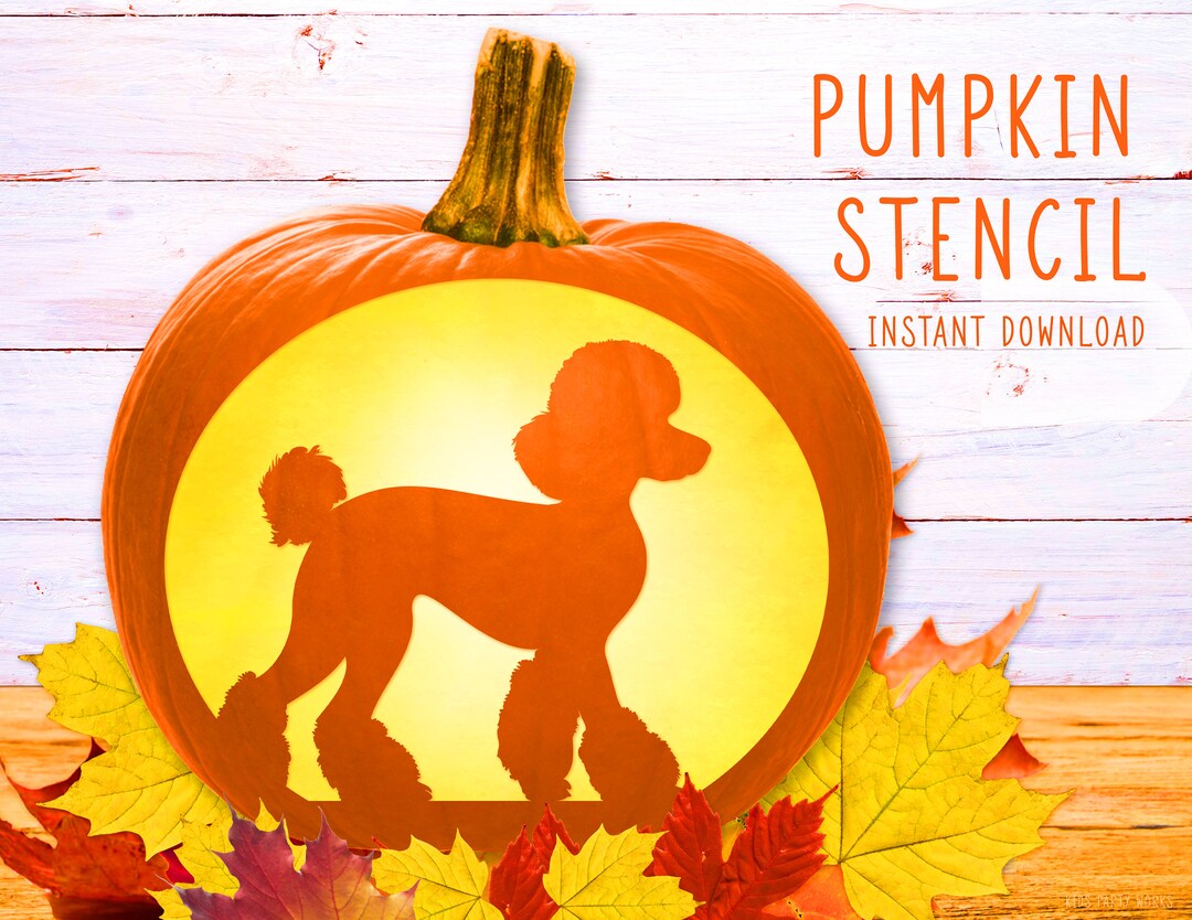 Poodle Pumpkin Stencil Standard Miniature Dog Printable Etsy poodle-pumpkin-stencil-standard-miniature-dog-printable-etsy