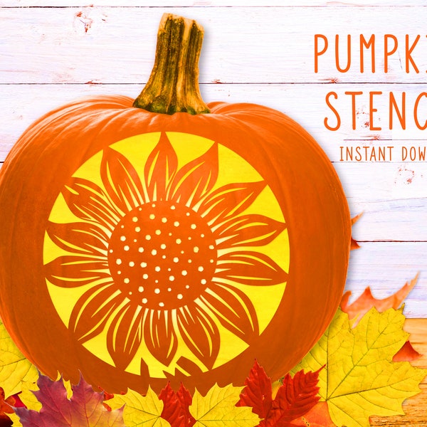 Sunflower Stencils - Etsy
