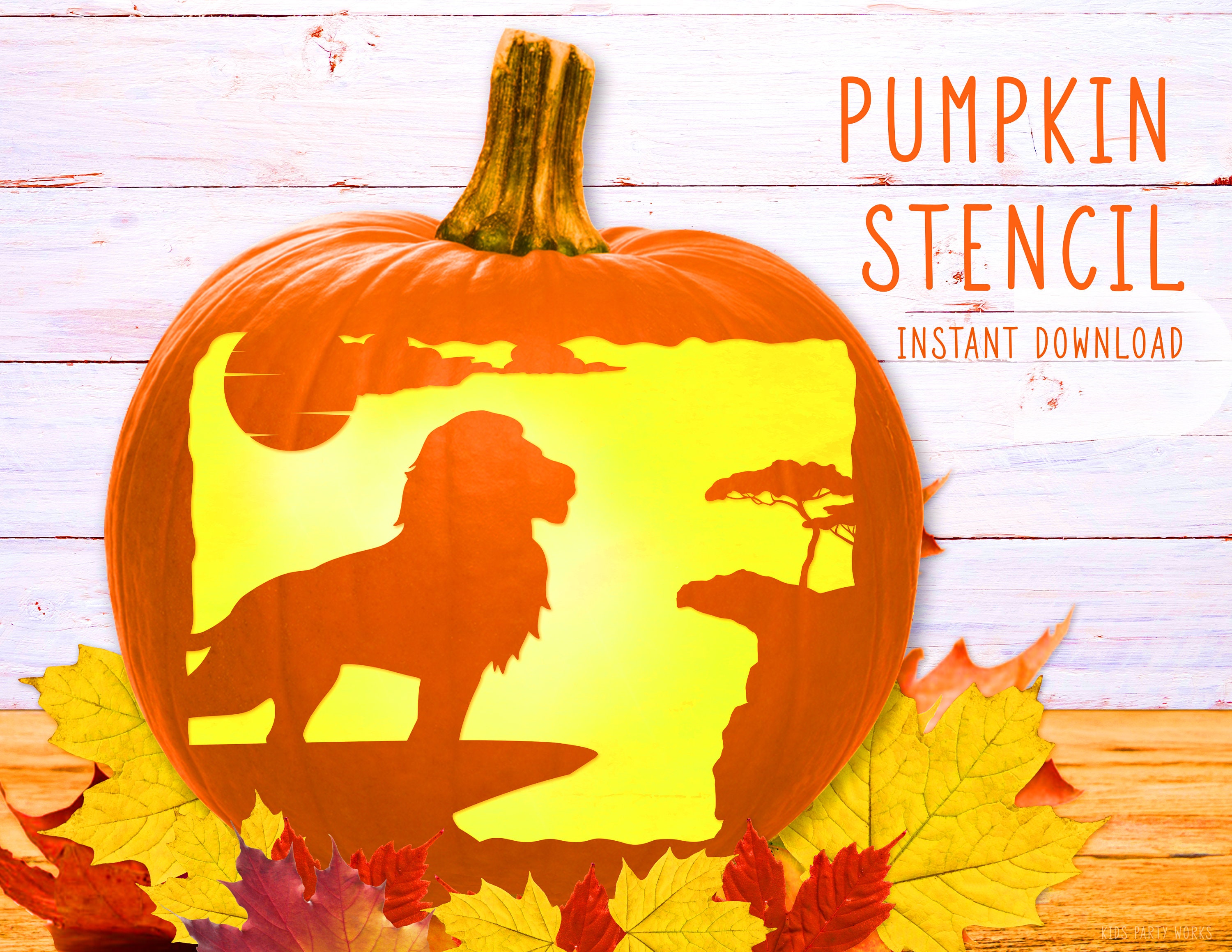 Lion King Pumpkin Carving Templates lion-king-pumpkin-carving-templates