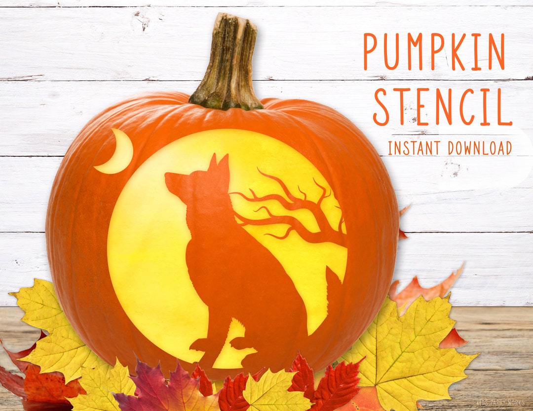 Pumpkin carving german shepherd