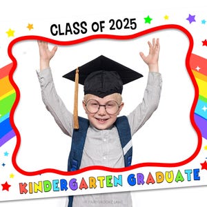 Graduación 2025 Cartel para Fotos para Niños