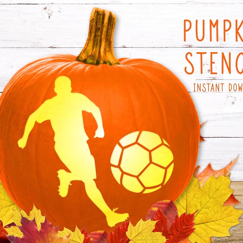 Football Carving Stencil Etsy UK Football Carving Stencil Etsy UK