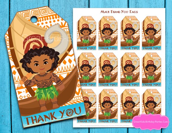 Moana Maui Thank You s Moana Party Moana Birthday Maui Party Maui Birthday Thank You s Moana Party Supplies Maui Moana By Kids Party Works Catch My Party Moana Maui Thank You s Moana Party Moana Birthday Maui Party Maui Birthday Thank You s Moana Party Supplies Maui Moana By Kids Party Works Catch My Party