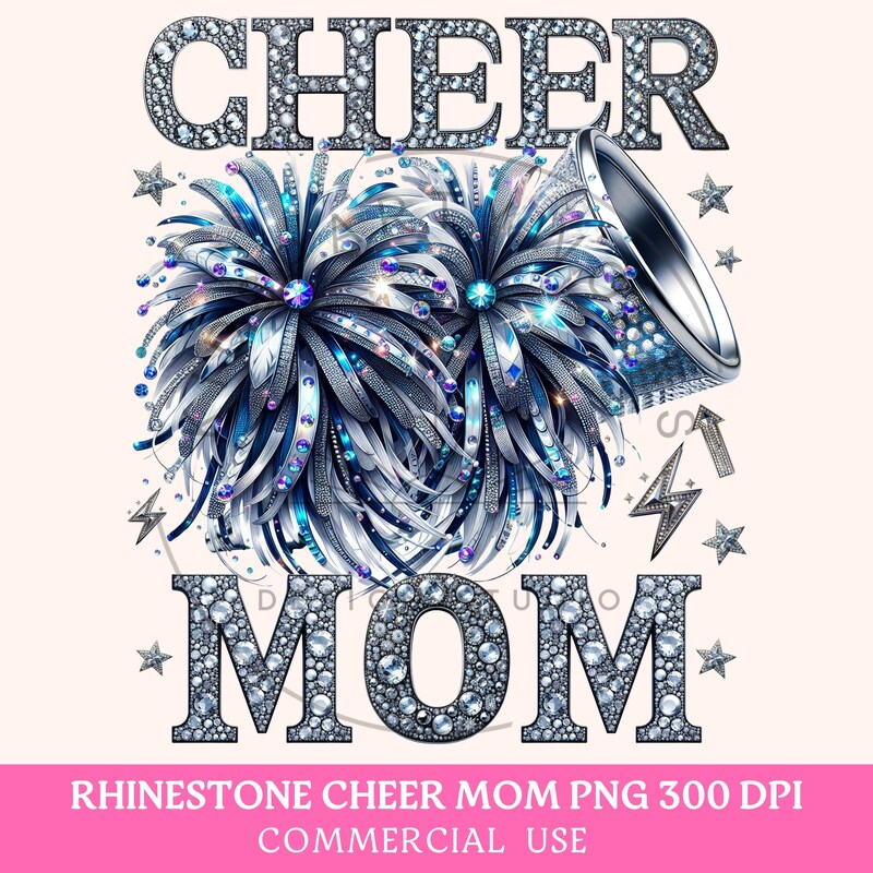 Pom Pom Rhinestone Template - Etsy