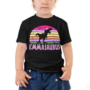 Dinosaur Shirt Girl, Kids Dinosaur Shirt, Dinosaur Birthday Shirt, Toddler T-shirt, Girl Birthday Party, Pink Dino, T-Rex, Dino With Bow Tee image 6