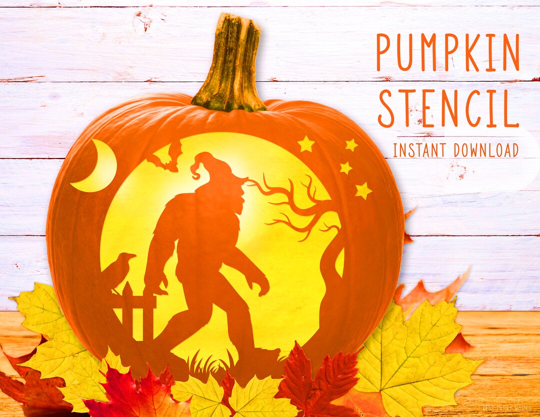 bigfoot-pumpkin-stencil-sasquatch-printable-stencil-jack-o-lantern