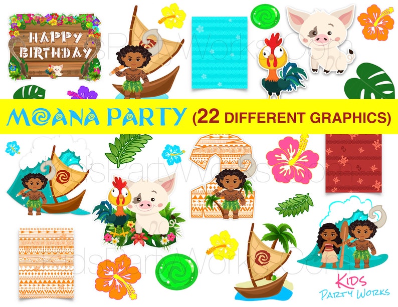 MOANA MAUI PARTYMaui CenterpieceMaui Party SuppliesMoana Etsy