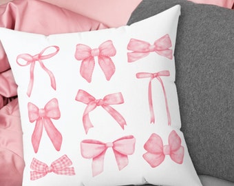 Pink Bows PNG, Coquette Home Decor, Bow Collage PNG, Girly Girl Pink Bow Aesthetic, Trendy Coquette, Girlie, Ribbons, Aesthetic Shirt Design