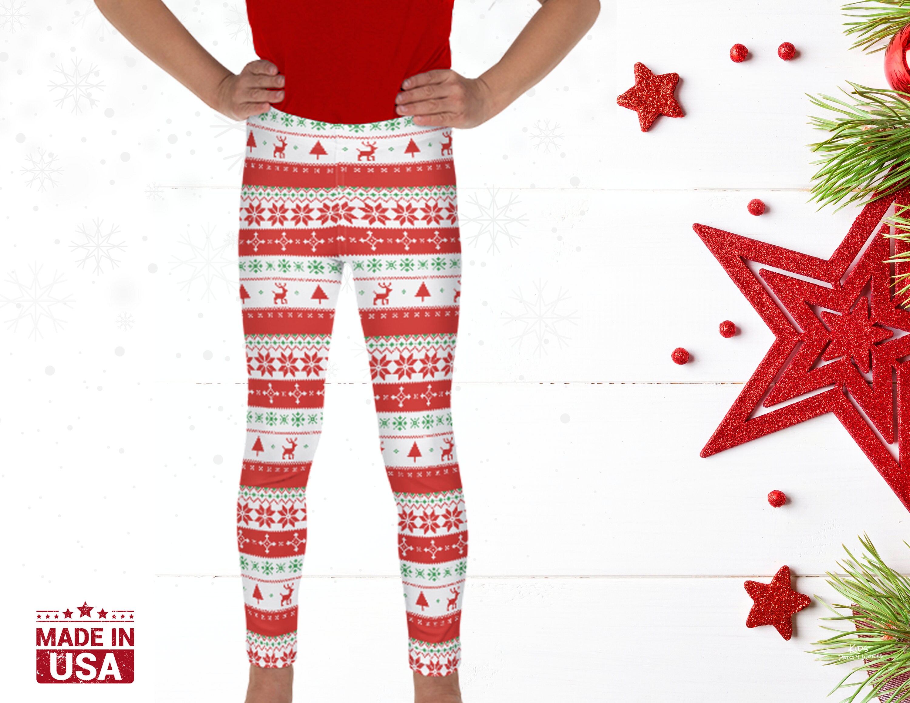 Kids Christmas Leggings Peuter 