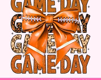 Coquette Football PNG, Football Bow PNG, Football Mom Png, Football Png, Game Day Png, Fall Png, Football Season Png, Football Shirt Design