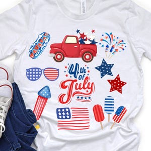 Cute July 4th Png, July 4th PNG, Kids July 4th Png, Kids Png, July 4th Sublimation Design, Boy Girl 4th of July Png USA Flag Digital File