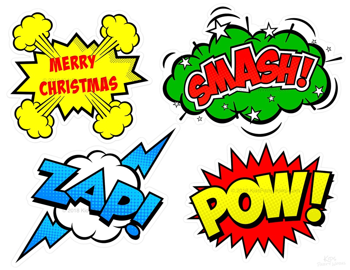 Superhero Christmas-superhero Christmas Ornaments-printable - Etsy
