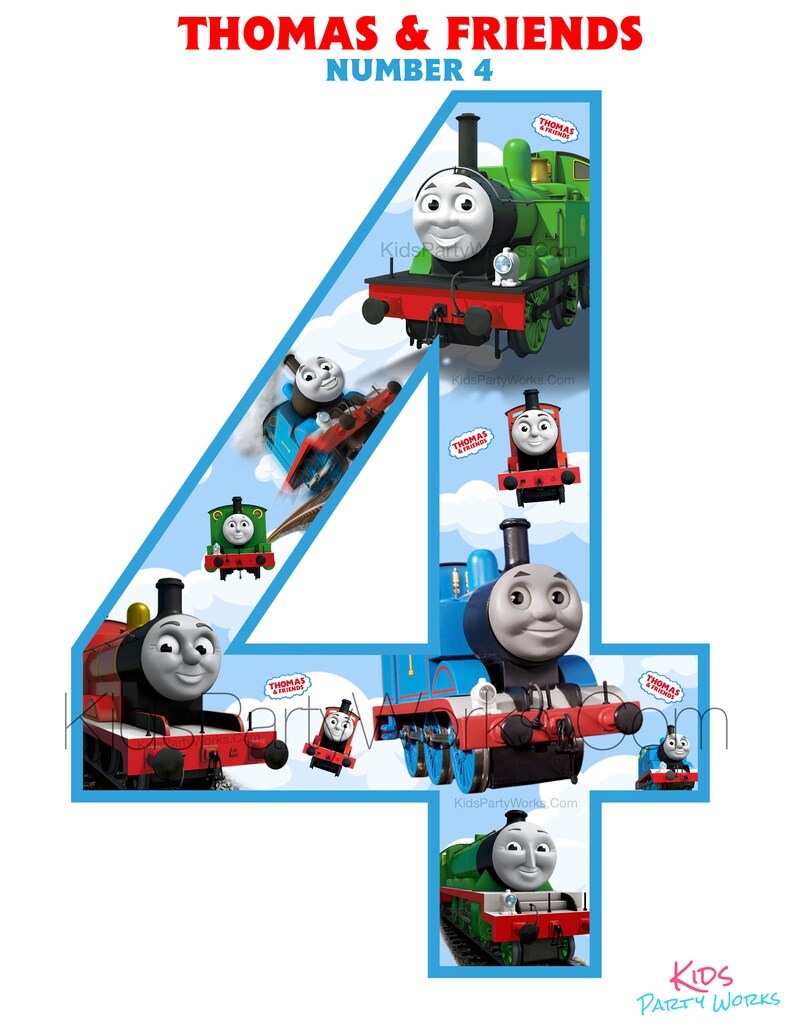 number 4 thomas train