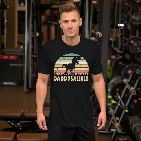 Daddysaurus Vintage Retro Sunset Tshirt Gift For Fathers Day Daddysaurus Vintage Retro Sunset Tshirt Gift For Fathers Day