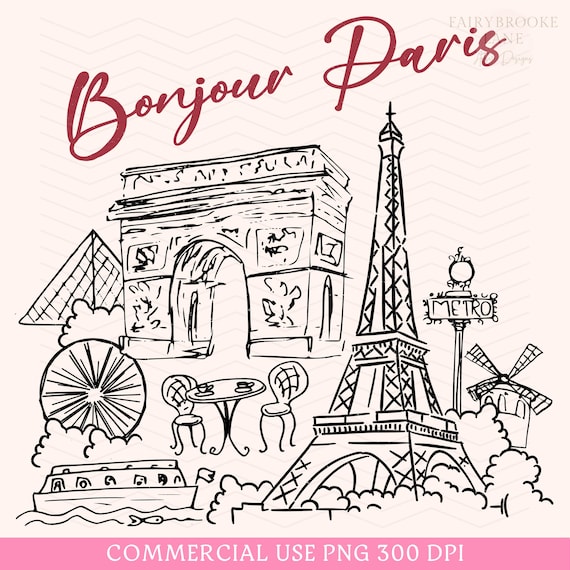 Paris PNG, Eiffel Tower Png, Paris Clip Art, France Clipart, Summer Travel, Paris Vacay, Girls Trip Png, Bachelorette Shirt Png Sublimation