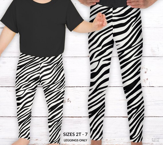 Zebra Striped Leggings Kid s Halloween Leggings Zebra Costume Animal Print Boys Girls Yoga Pants Halloween Costume Toddler Etsy Canada