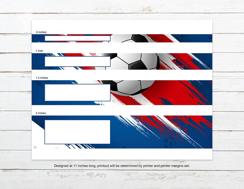 Kids Printable BINDER COVERS Soccer Binder Covers 1 - Etsy