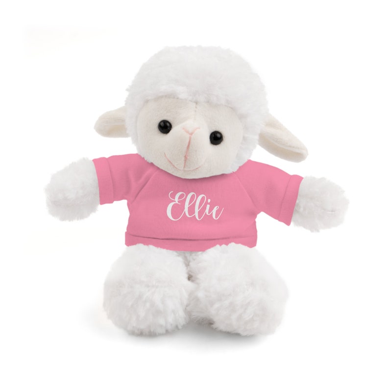 Personalized Stuffed Animal Sheep With Tshirt Gift for Etsy