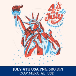 4 de julho PNG, 4 de julho Sublimação, EUA Png, Dia da Independência, Designs Downloads, Estado da Liberdade, Bandeira Americana, Camisa Patriótica Png