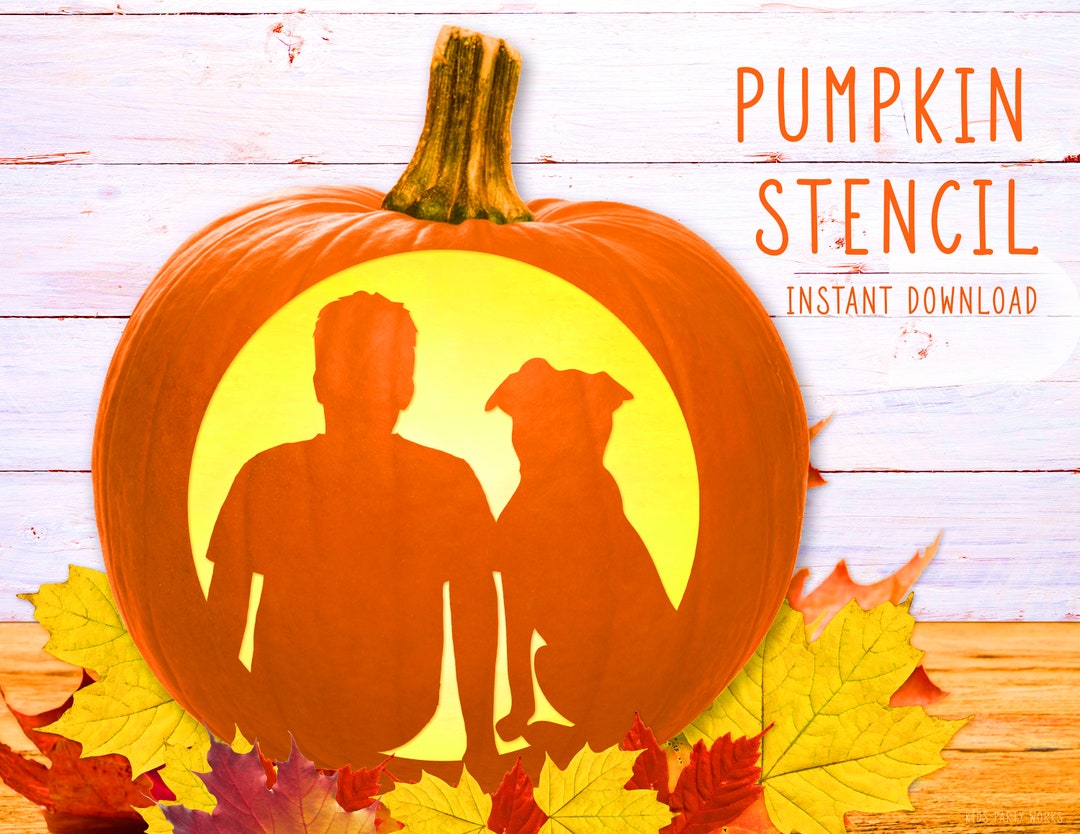 Best Friends Pumpkin Stencil Man Dog Pumpkin Download Now Etsy holiday-home-welcome-friends-pumpkin-wall-sign-17-7-in-kroger