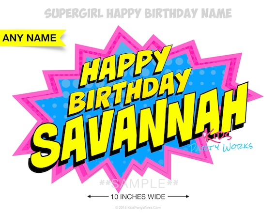 Supergirl-Supergirl Birthday Sign-Supergirl Party-Supergirl Birthday