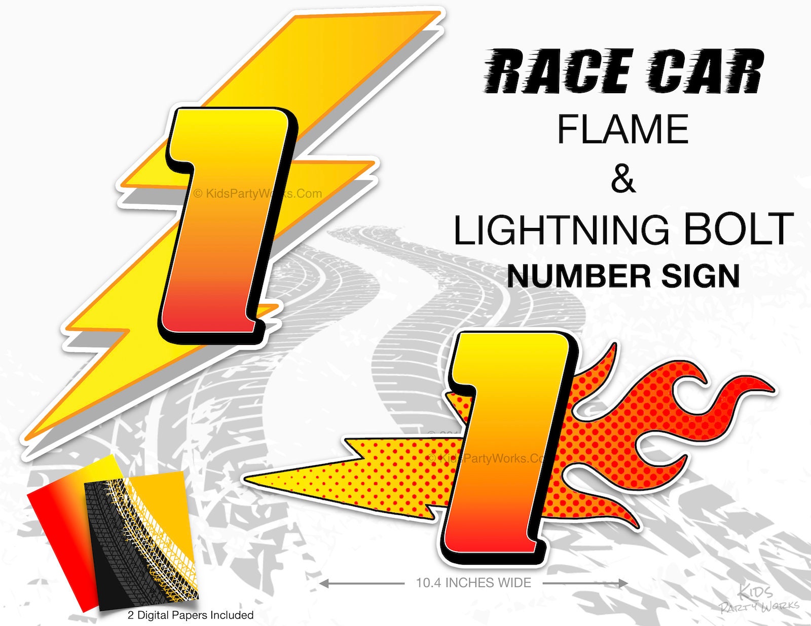 Cars Birthday Number 1 Centerpiece Cars Party Race Car | Etsy