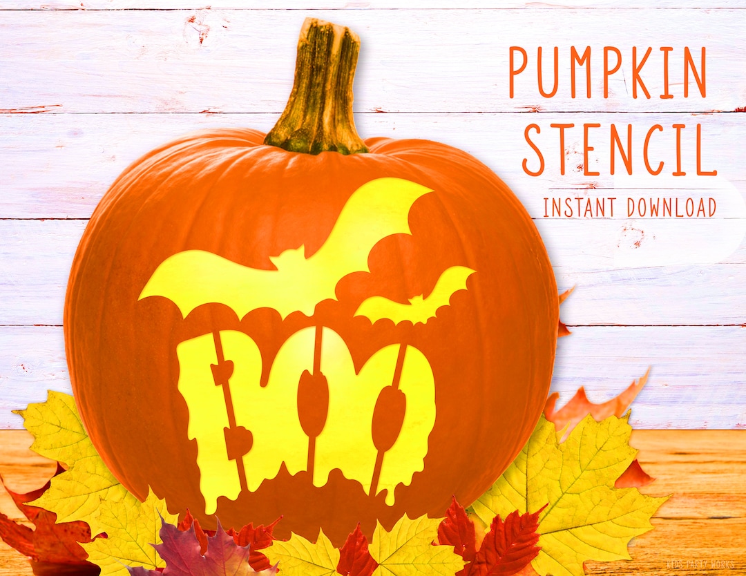 Bourbon-Inspired Pumpkin Carving Stencils For Halloween