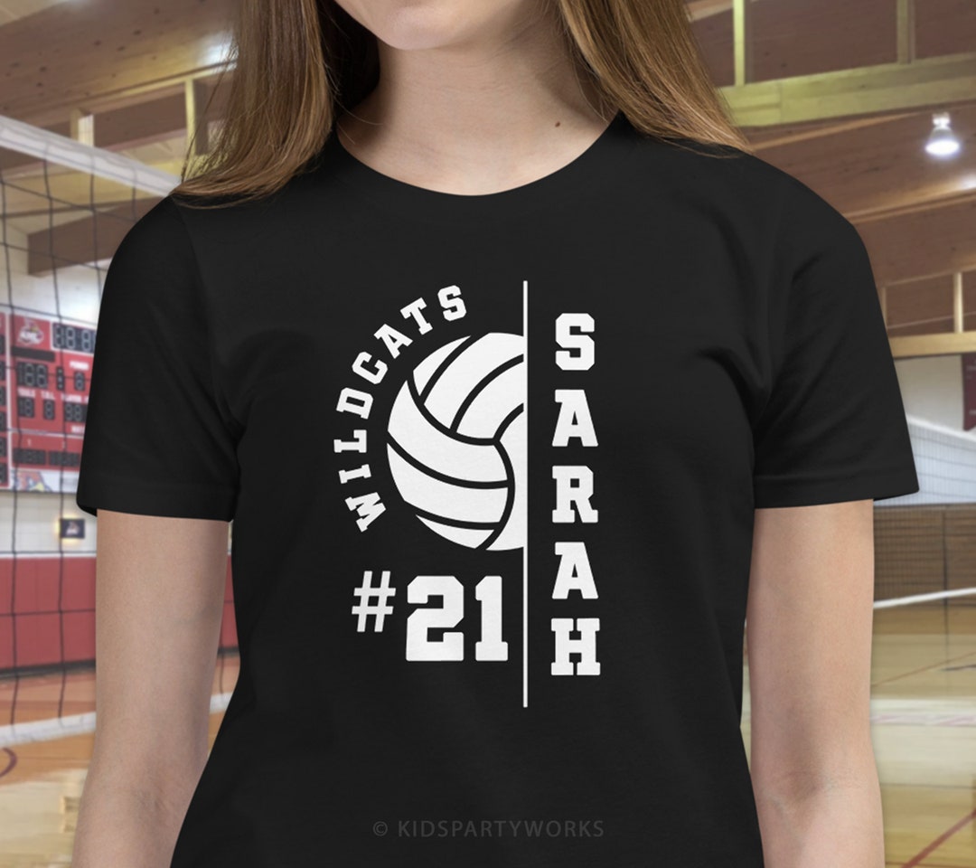 Volleyball Custom Shirt Volleyball Name Shirt Custom - Etsy