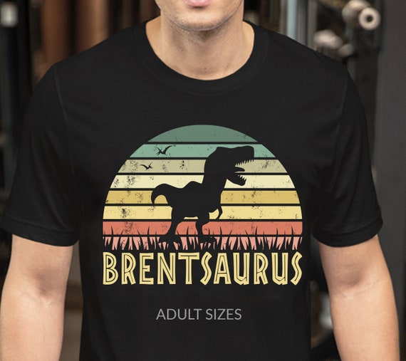 Dinosaur Men's Shirt Personalized, Father Daughter Matching Dinosaur Birthday Shirt, Mommy and Me Dino T-Shirt, Dad's Custom Dinosaur Tee Il_570xn