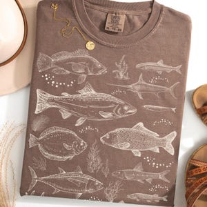 Fish PNG, Fisherman Aesthetic, Retro Fish Tattoo Shirt Png, Y2K Summer Png Fishing Sardines Ocean Nautical Maritime Living Coastal DIGITAL